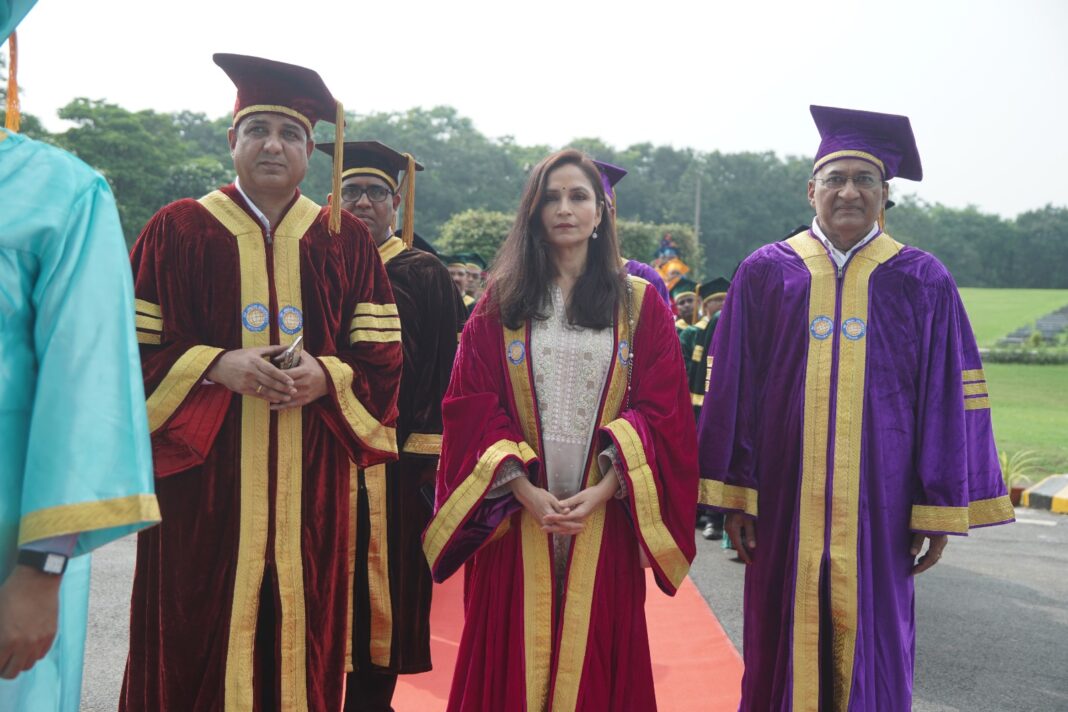 ओ.पी. जिंदल विश्वविद्यालय का पाँचवाँ दीक्षांत समारोह गरिमामय रूप से सम्पन्न