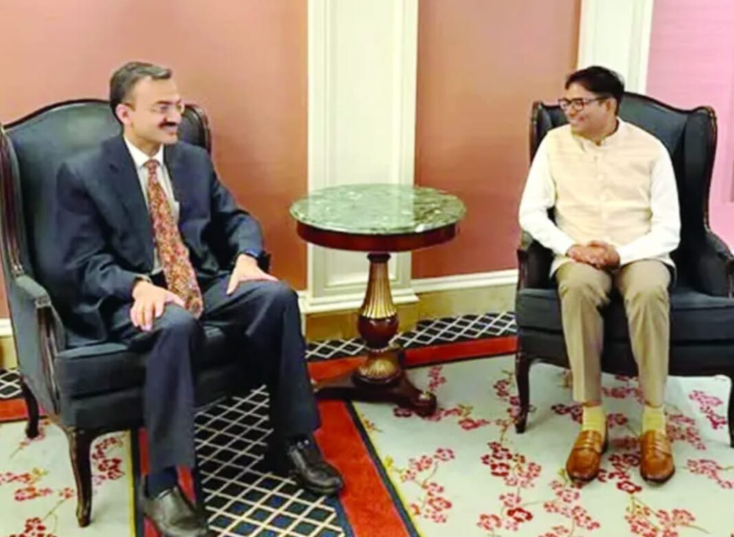 वित्तमंत्री ओपी चौधरी ने वाशिंगटन डी.सी. में मिनिस्टर आशुतोष जिंदल से की मुलाकात,वैश्विक आर्थिक विषयों पर हुई गहन चर्चा