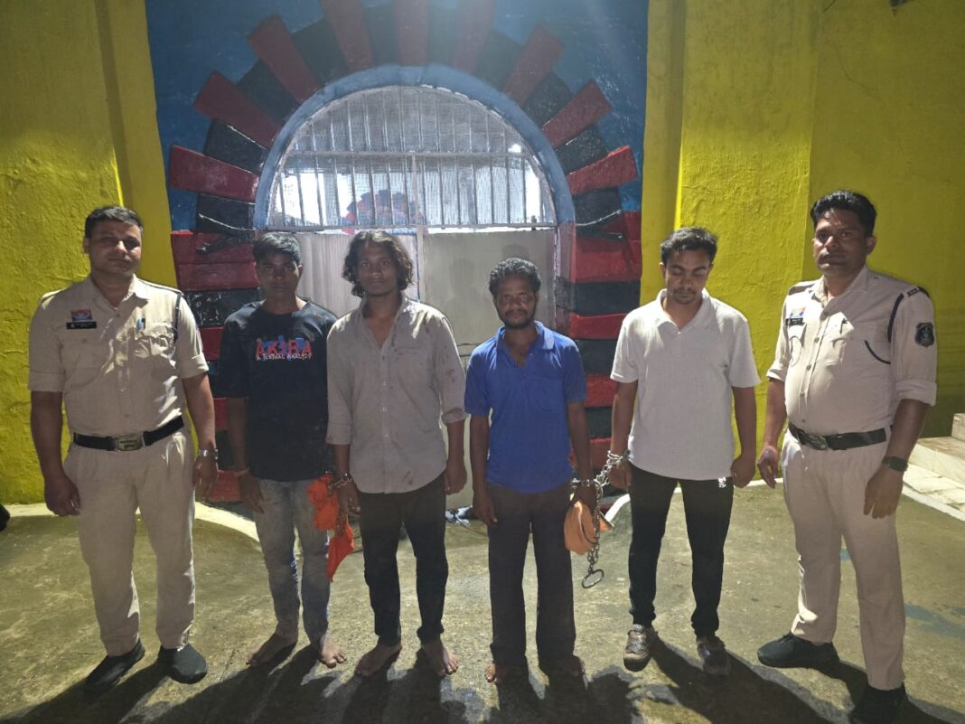 शांति भंग करने वालों पर जूटमिल पुलिस की सख्ती जारी, चार युवकों पर प्रतिबंधात्मक कार्यवाही करभेजा जेल