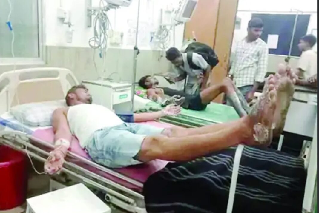 एनटीपीसी लारा प्लांट के लेबर कालोनी में सिलेंडर ब्लास्ट, 7 मजदूर गंभीर रूप से झुलसे