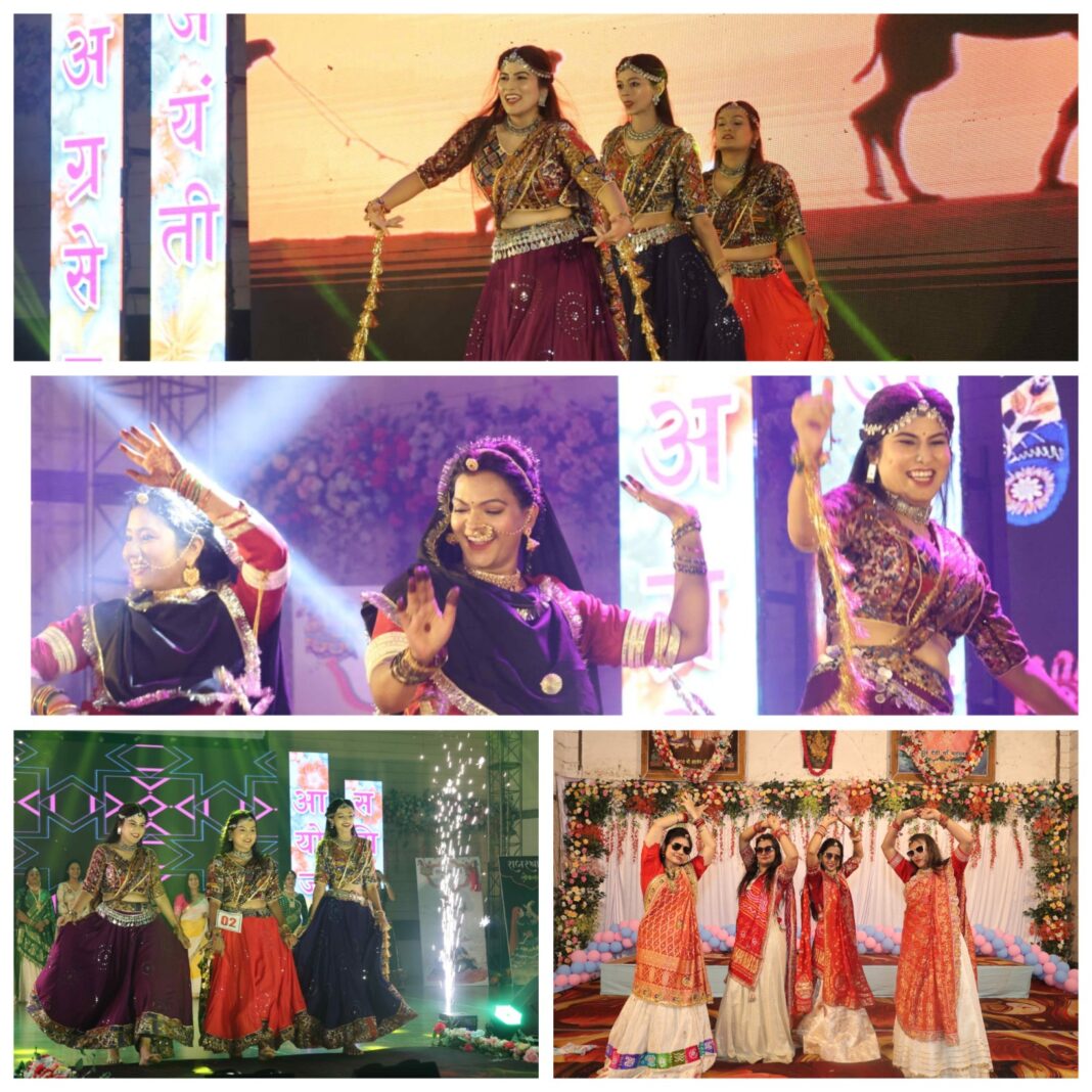 राजस्थानी लोक नृत्य की बिखरी खूबसूरत छटाएँ तो फैंसी ड्रेस कार्यक्रम ने लगाया चार चाँद