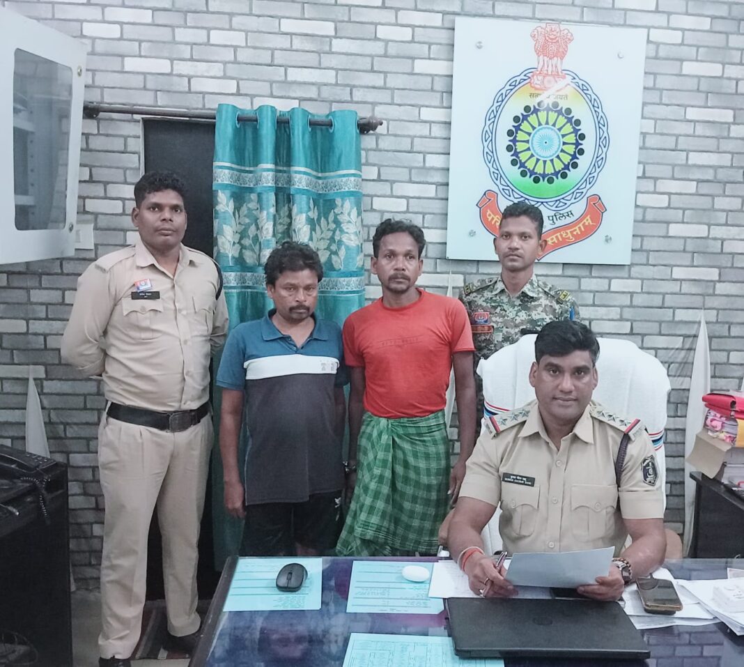 ग्राम कठरापाली हत्याकांड का घरघोड़ा पुलिस ने किया महज 6 घंटे में किया खुलासा