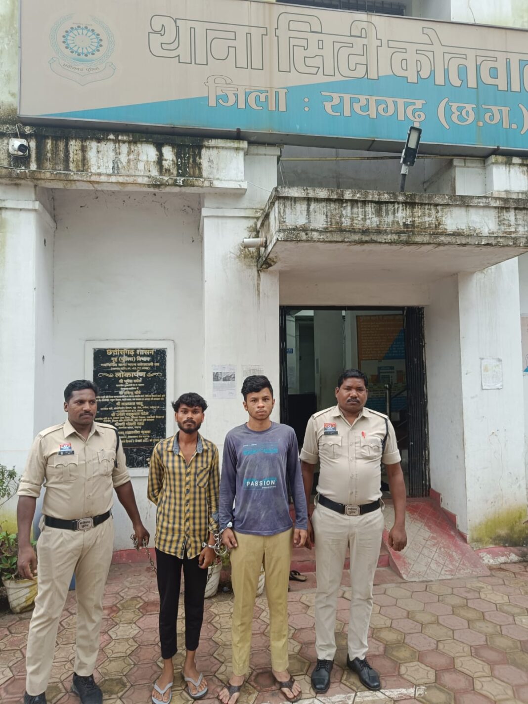 चोरी की नीयत से घर में घुसे दो बदमाश गिरफ्तार, कोतवाली पुलिस ने भेजा न्यायिक रिमांड पर