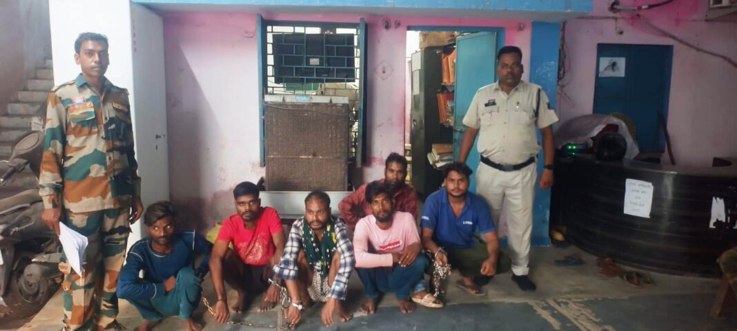 जूटमिल पुलिस ने 6 व्यक्तियों पर की प्रतिबंधात्मक कार्रवाई, भेजा जेल