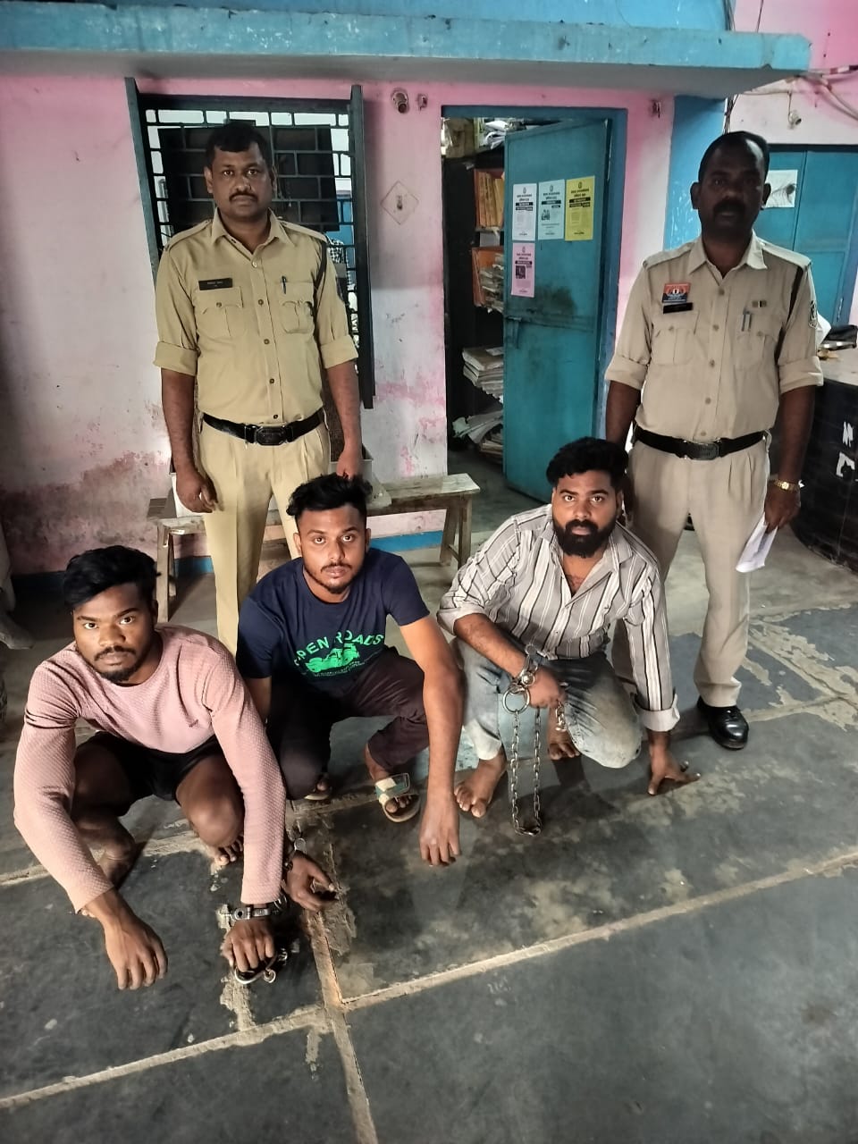 मारपीट-झगड़ा विवाद में तीन आदतन बदमाश गिरफ्तार, गैरजमानती धाराओं में भेजे गए जेल