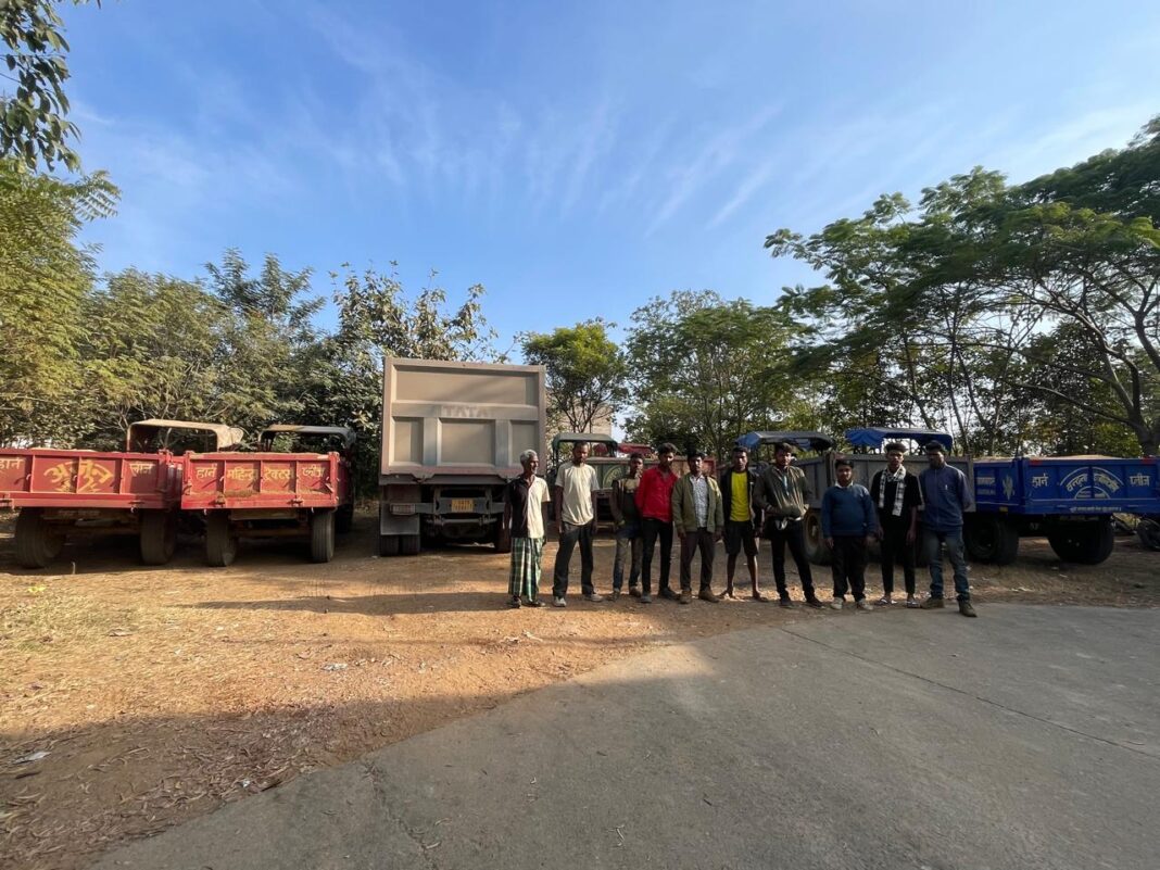 रायगढ़ और धरमजयगढ़ क्षेत्र में सघन जांच, 11 वाहन जब्त … अवैध उत्खनन व परिवहन के विरुद्ध कार्रवाई