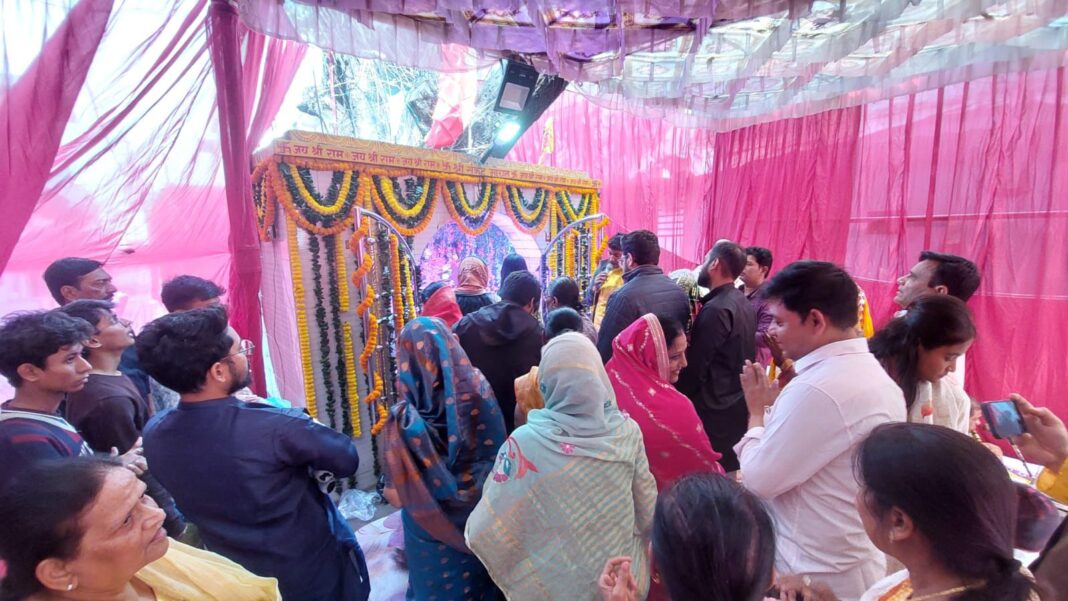 किरोड़ीमल कालोनी हुआ राममय,श्री राम की भक्ति में डूबे श्रद्धालु, अखंड रामायण पाठ का हुआ भव्य आयोजन