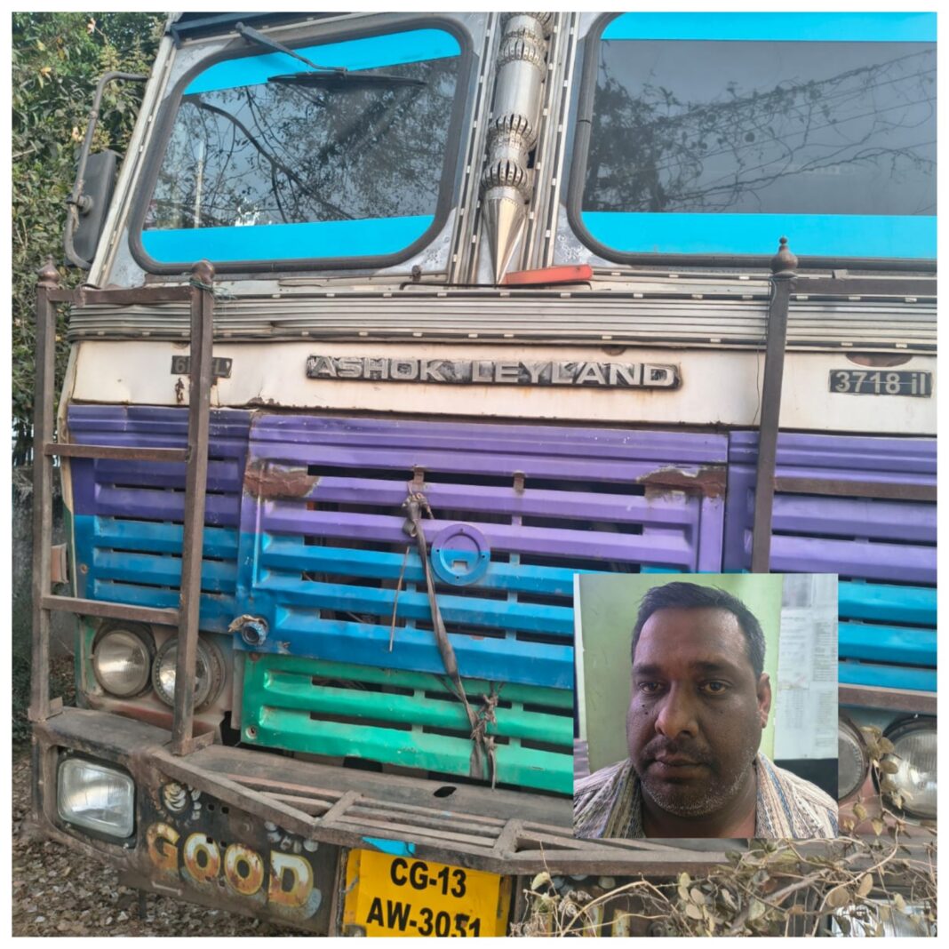 फर्जी नंबर प्लेट लगाकर धान परिवहन करने वाला ट्रक मालिक बेनकाब… आरोपी वाहन मालिक कपिल शर्मा उर्फ राजा पर एफआईआर